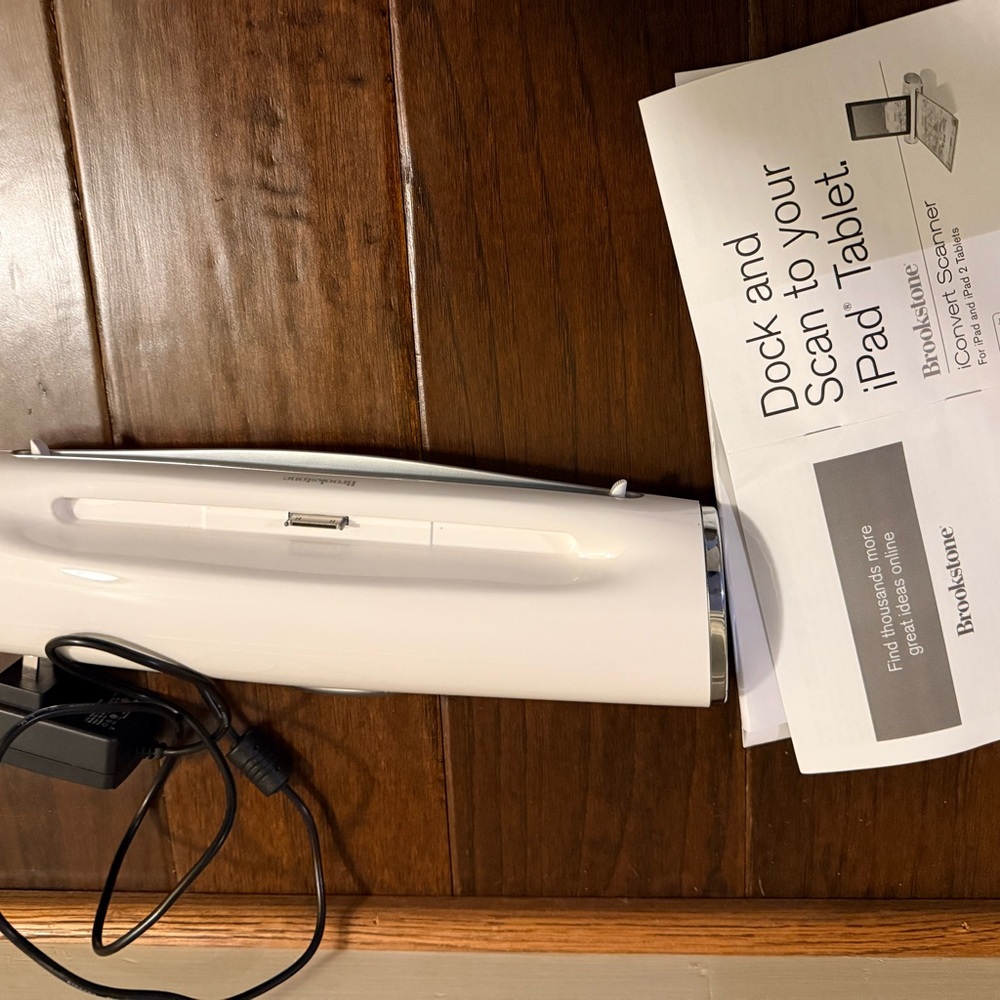 Brookstone iConvert Tablet Scanner - White - Picture 9 of 15